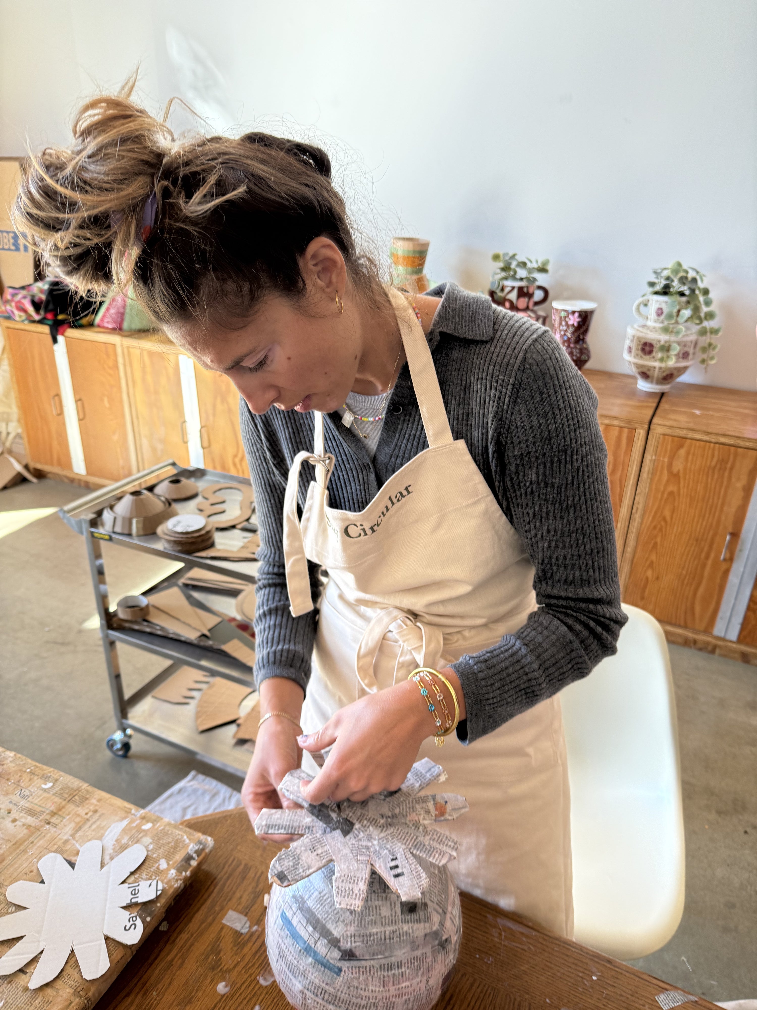 Make your own papier mâché vase